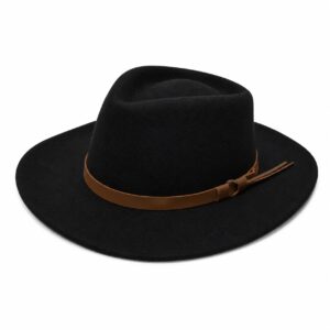 Classic Indiana Jones Hats Fedora Hat for Men & Women – Wide Brim with Leather band 100% Wool Pure Leather Band - Image 16