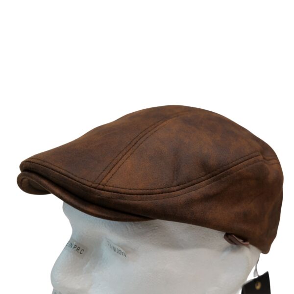 Morden Adjustable Polyester Fashion Leather Style Newsboy Irish Flat Hat, Spring Autumn Winter