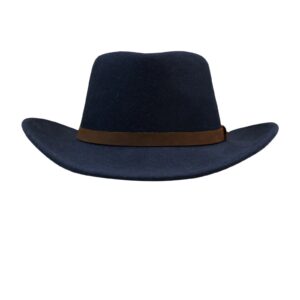 Classic Indiana Jones Hats Fedora Hat for Men & Women – Wide Brim with Leather band 100% Wool Pure Leather Band - Image 19