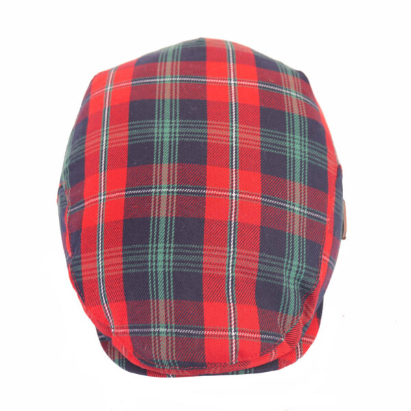 Unisex Check Flat Cap UK, Flat Caps for Men Women UK, Men’s Flat Caps with Simple Design, Adjustable Newsboy Caps for Men, Grandad Hat
