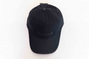 Fitted Union Jack Embroidery with London Small Text Design- London Baseball Cap for Men Women - Image 14