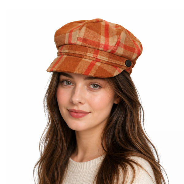 Morden Comhats Womens  Cap Ladies Wool Peaked Hats Baker Boy Cabbie Cap Winter Autumn Hats Corduroy Baker Boy Hat Fiddler Cap