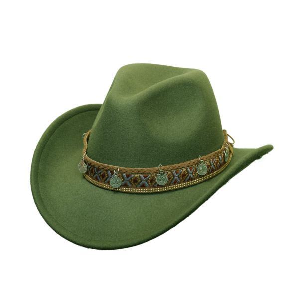 Cowboy Girl Hat for Women and Men, Western Suede Hat Panama Hats Cowboy & Cowgirl