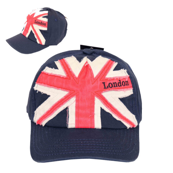 Full Morden England Flag- Union Jack London England Baseball Cap for Men Women, Embroidered UK Flag, Adjustable Breatheable Dad Hat