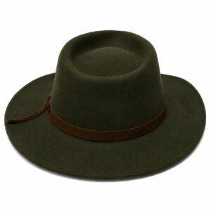 Classic Indiana Jones Hats Fedora Hat for Men & Women – Wide Brim with Leather band 100% Wool Pure Leather Band - Image 26