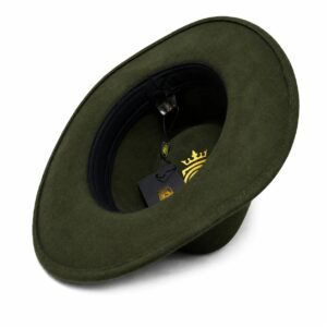 Classic Indiana Jones Hats Fedora Hat for Men & Women – Wide Brim with Leather band 100% Wool Pure Leather Band - Image 30