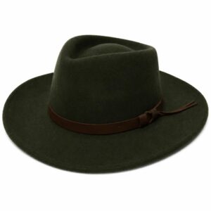 Classic Indiana Jones Hats Fedora Hat for Men & Women – Wide Brim with Leather band 100% Wool Pure Leather Band - Image 32