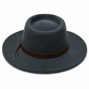 Classic Indiana Jones Hats Fedora Hat for Men & Women – Wide Brim with Leather band 100% Wool Pure Leather Band - Image 33