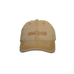 Fitted Union Jack Embroidery with London Small Text Design- London Baseball Cap for Men Women - Image 2
