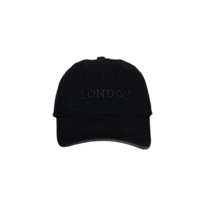 Fitted Union Jack Embroidery with London Small Text Design- London Baseball Cap for Men Women - Image 4