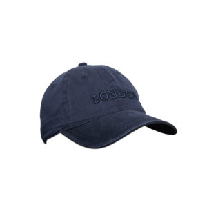 Fitted Union Jack Embroidery with London Small Text Design- London Baseball Cap for Men Women - Image 10