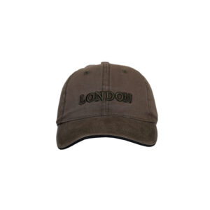 Fitted Union Jack Embroidery with London Small Text Design- London Baseball Cap for Men Women - Image 9