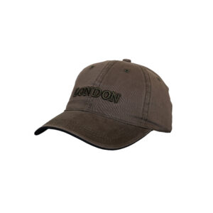 Fitted Union Jack Embroidery with London Small Text Design- London Baseball Cap for Men Women - Image 8
