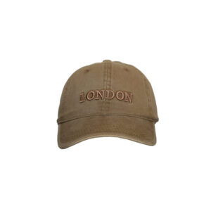 Fitted Union Jack Embroidery with London Small Text Design- London Baseball Cap for Men Women - Image 7