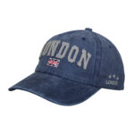 Union Jack London England Baseball Cap for Men Women, Embroidered UK Flag, Adjustable Breatheable Dad Hat