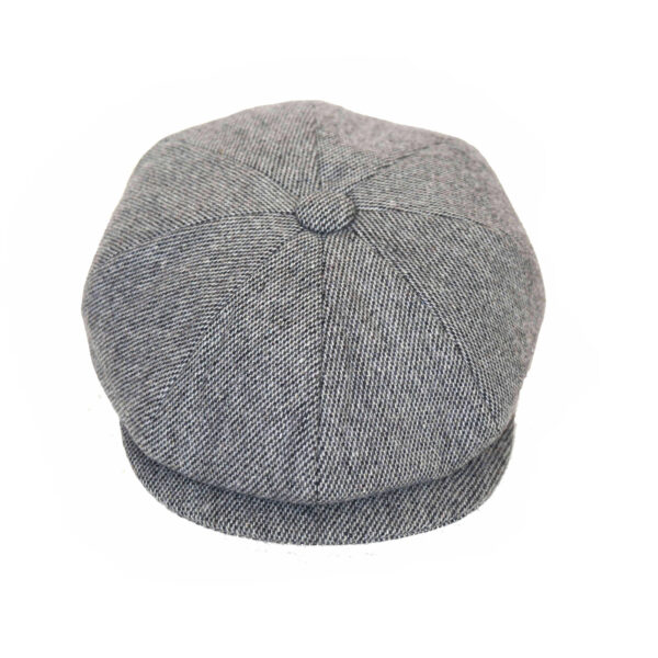 Classic Shelby’ Flat Cap Herringbone Vintage Style Baker Boy Cloth Hat Button Top