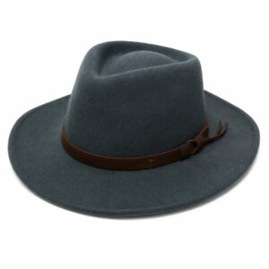 Classic Indiana Jones Hats Fedora Hat for Men & Women – Wide Brim with Leather band 100% Wool Pure Leather Band - Image 34