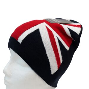 UK Men’s Plain England Flag Winter Cap Unisex Beanie Skull Cap Baggy Hip-Hop Winter Hat, Winter Warm Cap for everyone - Image 2