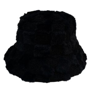 Winter Bucket Hat Winter Hat, Unisex Warm Fleece Lined Bucket, Women Faux winter hat - Image 9