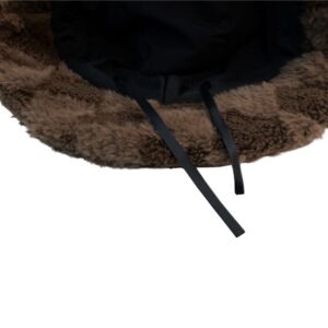 Winter Bucket Hat Winter Hat, Unisex Warm Fleece Lined Bucket, Women Faux winter hat - Image 5
