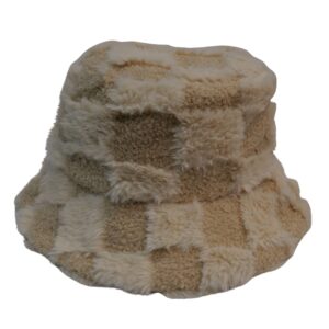 Winter Bucket Hat Winter Hat, Unisex Warm Fleece Lined Bucket, Women Faux winter hat - Image 7