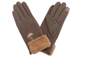 Gloves – 3 Colors Umbrella Art Touch Screen , Soft, Warm Thermal, Water Proof Top Winter Warm Thick Fluffy inside Gloves – Daily Driving, Running, Cycling Gloves - Image 9