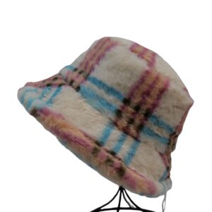 Winter Basket Stye Bucket Hat Winter Bucket Hat, Unisex Warm Fleece Lined Bucket - Image 9