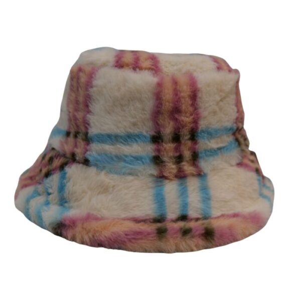 Winter Basket Stye Bucket Hat Winter Bucket Hat, Unisex Warm Fleece Lined Bucket
