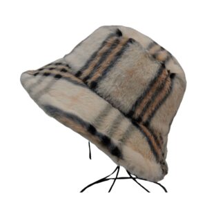 Winter Basket Stye Bucket Hat Winter Bucket Hat, Unisex Warm Fleece Lined Bucket - Image 13