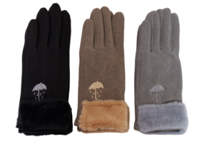 Gloves – 3 Colors Umbrella Art Touch Screen , Soft, Warm Thermal, Water Proof Top Winter Warm Thick Fluffy inside Gloves – Daily Driving, Running, Cycling Gloves - Image 10