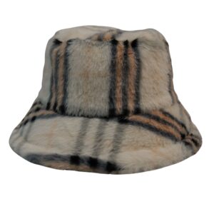 Winter Basket Stye Bucket Hat Winter Bucket Hat, Unisex Warm Fleece Lined Bucket - Image 14