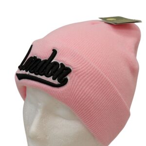 Popular Men’s London Text Fold Long Winter Cap Unisex Beanie Skull Cap Baggy Hip-Hop Winter Hat, Winter Warm Cap for everyone - Image 3