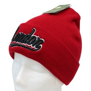 Popular Men’s London Text Fold Long Winter Cap Unisex Beanie Skull Cap Baggy Hip-Hop Winter Hat, Winter Warm Cap for everyone - Image 2