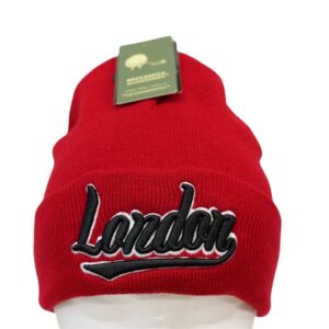 Popular Men’s London Text Fold Long Winter Cap Unisex Beanie Skull Cap Baggy Hip-Hop Winter Hat, Winter Warm Cap for everyone - Image 6