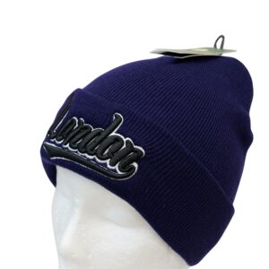Popular Men’s London Text Fold Long Winter Cap Unisex Beanie Skull Cap Baggy Hip-Hop Winter Hat, Winter Warm Cap for everyone - Image 8