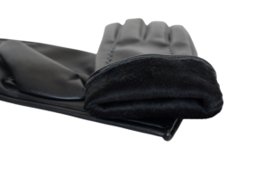 Women Winter Gloves -Black High Quality Leather Style , Soft, Warm Thermal, Water Proof Winter Warm Thick Fluffy inside Gloves – Daily Driving, Running - Image 4