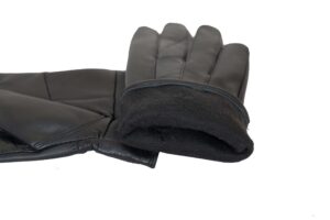 Winter Gloves -Full Fluffy Plain Leather Style, Soft, Warm Thermal, Water Proof Winter Warm Thick Fluffy inside Gloves – Daily Driving, Running - Image 8