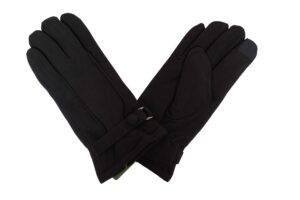 High Quality Fabric Design Gloves attached buckle Style Touch Screen , Soft, Warm Thermal, Water Proof Winter Warm Thick Fluffy inside Gloves – Daily Driving, Running, Cycling Gloves - Image 5