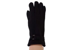 High Quality Fabric Design Gloves attached buckle Style Touch Screen , Soft, Warm Thermal, Water Proof Winter Warm Thick Fluffy inside Gloves – Daily Driving, Running, Cycling Gloves - Image 9