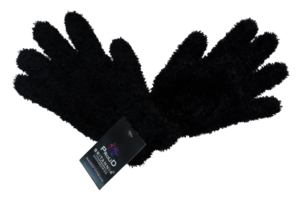 Women  Gloves -Black High Quality Angle Style Touch Screen , Soft, Warm Thermal, Water Proof Winter Warm Thick Fluffy inside Gloves – Daily Driving, Running, Cycling Gloves - Image 4