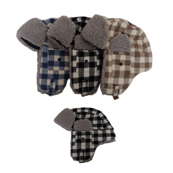 Winter Men's Box Styles Water Proof Comhats Winter Wool Blend rapper Hat for Men Ladies Warm Hats with Thick Soft Faux Fur Earflap Fleece Lined Hats for UK Cold Weather | Super Warm