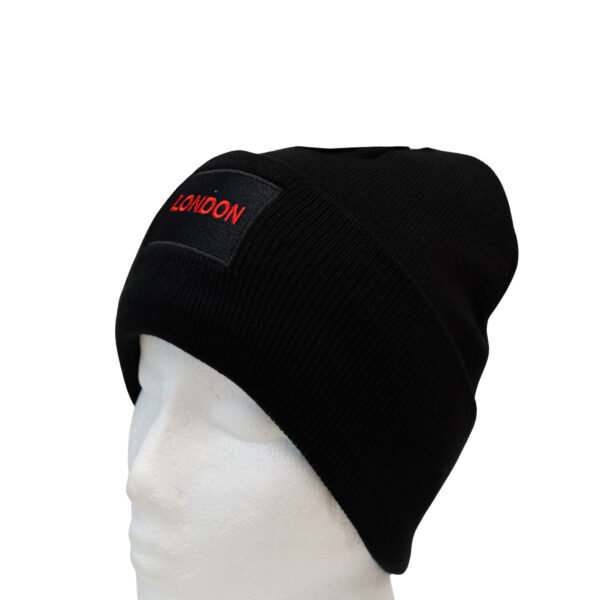 Unisex’s Famous Red London Tag Plain Solid Lining winter Cap Unisex Beanie Skull Cap Long Baggy Hip-Hop Winter Summer Hat