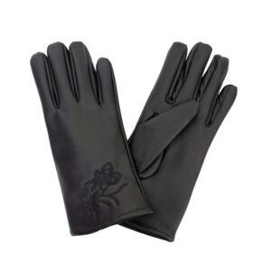 Women Winter Gloves -Black High Quality Leather Style , Soft, Warm Thermal, Water Proof Winter Warm Thick Fluffy inside Gloves – Daily Driving, Running - Image 5