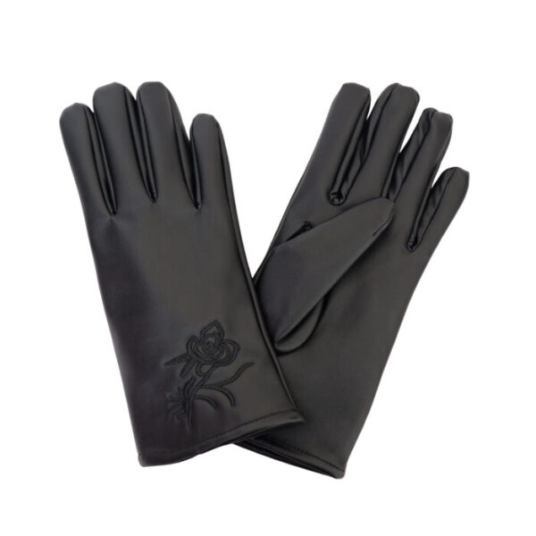 Women Winter Gloves -Black High Quality Leather Style , Soft, Warm Thermal, Water Proof Winter Warm Thick Fluffy inside Gloves – Daily Driving, Running