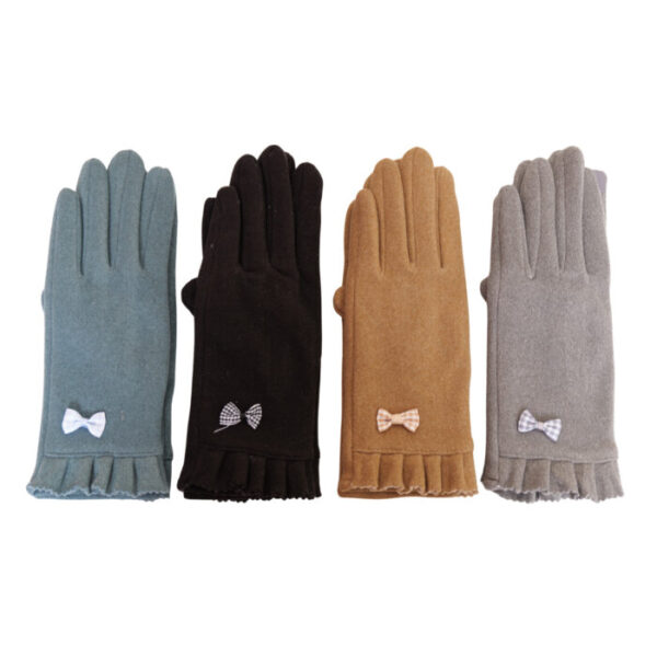 Winter Gloves -Multi Colors High Quality Fabric Design attached Cotton Tag Style Touch Screen , Soft, Warm Thermal, Water Proof Winter Warm Thick Fluffy inside Gloves – Daily Driving, Running, Cycling Gloves