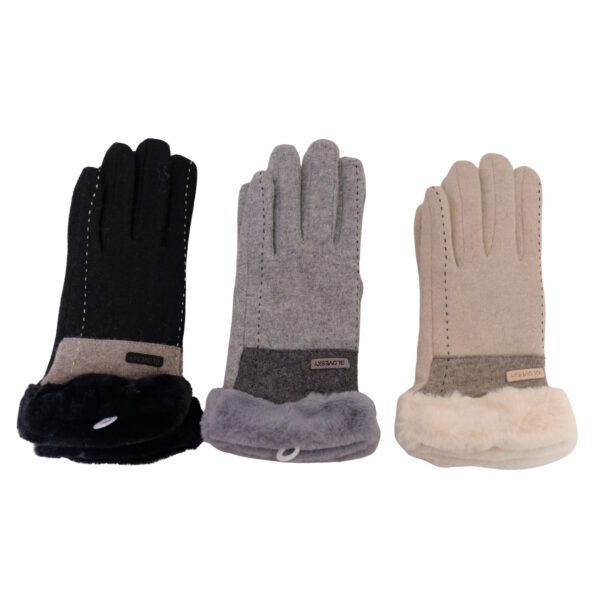 Winter Gloves – Plain Color Touch Screen , Soft, Warm Thermal, Water Proof Top Winter Warm Thick Fluffy inside Gloves – Daily Driving, Running, Cycling Gloves