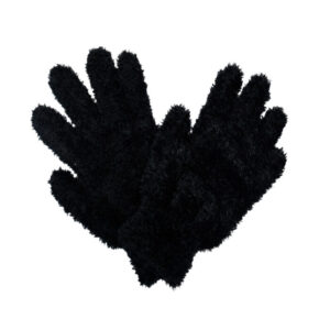 Women  Gloves -Black High Quality Angle Style Touch Screen , Soft, Warm Thermal, Water Proof Winter Warm Thick Fluffy inside Gloves – Daily Driving, Running, Cycling Gloves - Image 6
