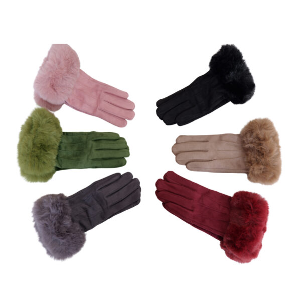 Winter Gloves – 6 Colors Plain 3 Faux Form Line Touch Screen , Soft, Warm Thermal, Water Proof Top Winter Warm Thick Fluffy inside Gloves – Daily Driving, Running, Cycling Gloves