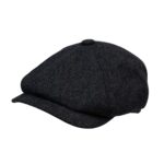 Shelby Baker Boy Caps for Men- 100% Wool Newsboy Cap in Plaid Pattern Style Tweed Flat Big Grand Wool Cap for Any Occasion and Season