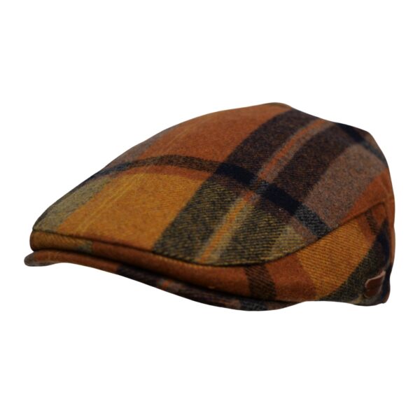 100% Wool Flat Hat Adjustable Cap Premium Lining Designed with a smooth Satin Lining Flat Hat, For all Season